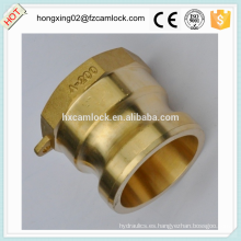 Camlock Brass tipo A, accesorios de bloqueo de leva, acoplamiento rápido China fabricación